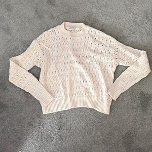 Minnie Rose Cream Crew Neck Sweater